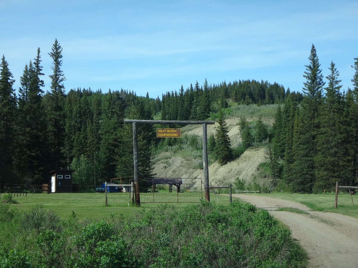 West Block Wilderness Campground - Cypress Hills Inteprovincial Park